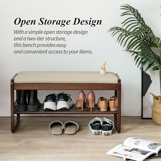 Shoe Bench, Entryway Bench - Image 7