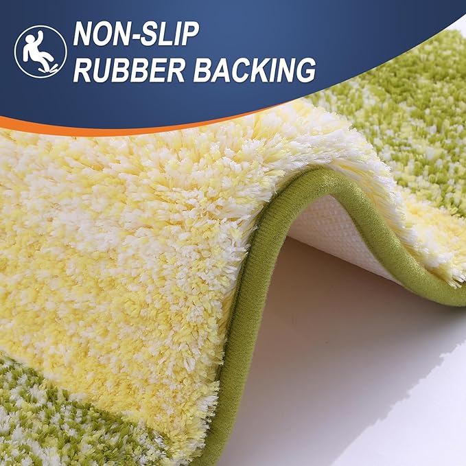 OLANLY Bathroom Rugs Mat 36x24, Extra Soft Absorbent Microfiber Bath Rugs - Image 4