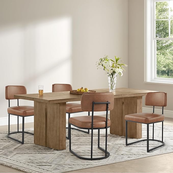 Dining Chairs Set of 4, Upholstered Modern Kitchen Chairs by Kislot