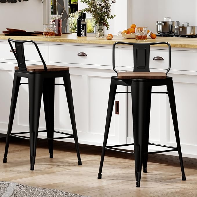 30 Inch Swivel Bar Stools Set of 2 - Image 6