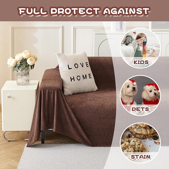 MYSKY HOME Sofa Covers, Washable Couch Cover - Image 3