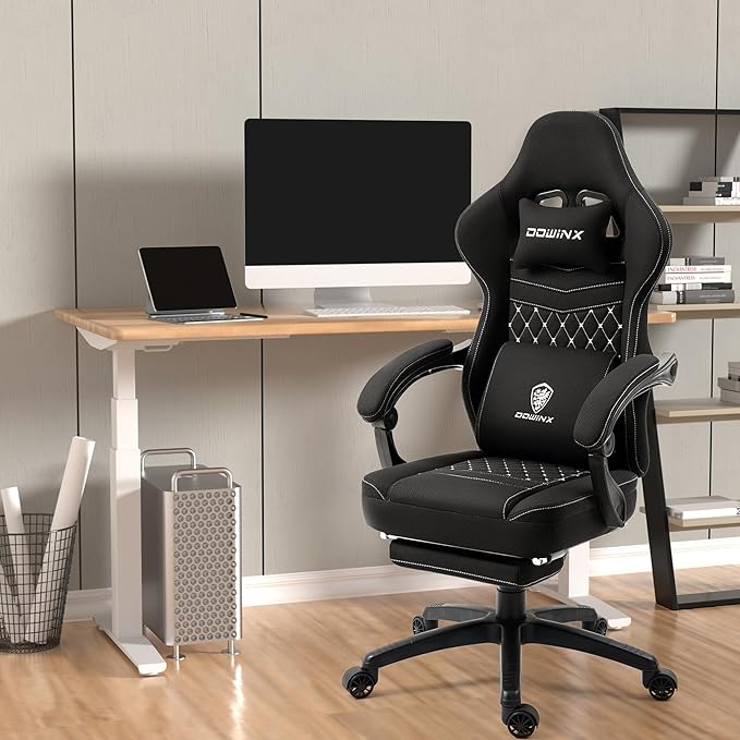 Dowinx Gaming Chair Breathable Fabric Game Chair - Image 2
