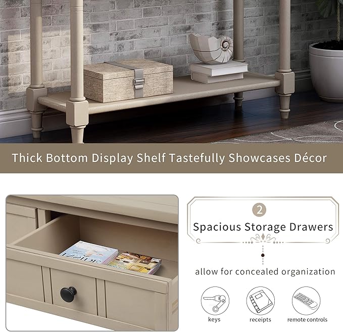Merax Long Narrow Entryway Console Table - Image 8