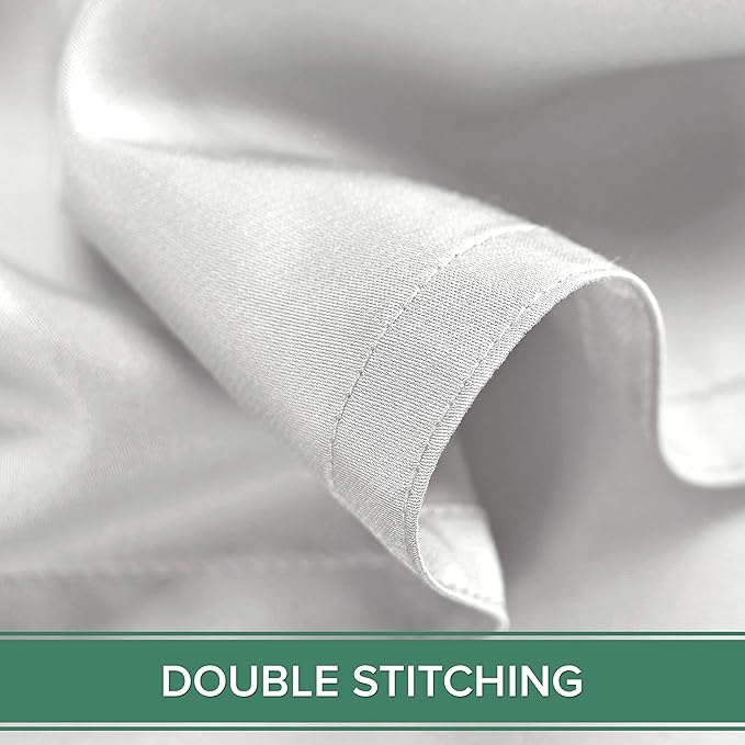 Pure Bamboo Twin Sheets, Genuine 100% Organic Viscose Derived from Bamboo Bed - Image 8