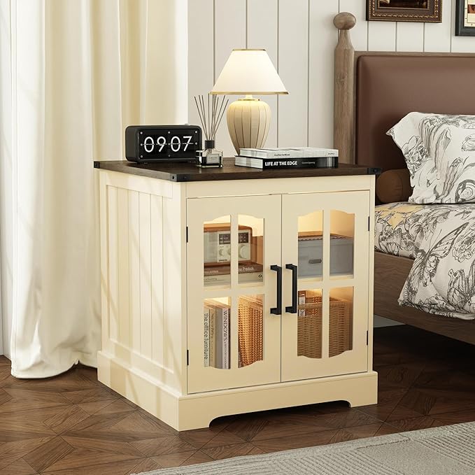 ChooChoo Farmhouse End Table, Nightstand - Image 6
