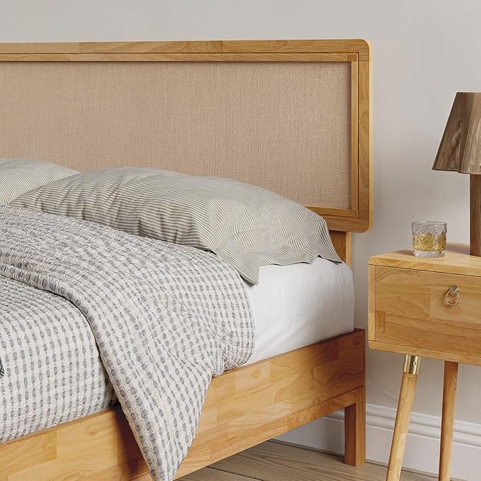 Nipe Platform Bed Frame with Headboard Size King - Image 4
