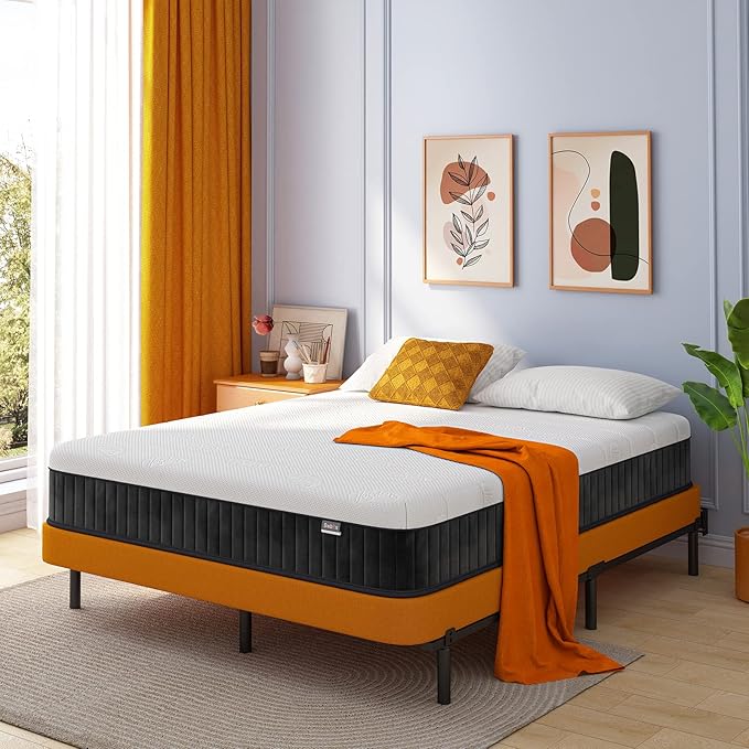 Double Mattress, 12 Inch Full Size Hybrid Mattresses, Full Bed Matress in a Box - Image 2