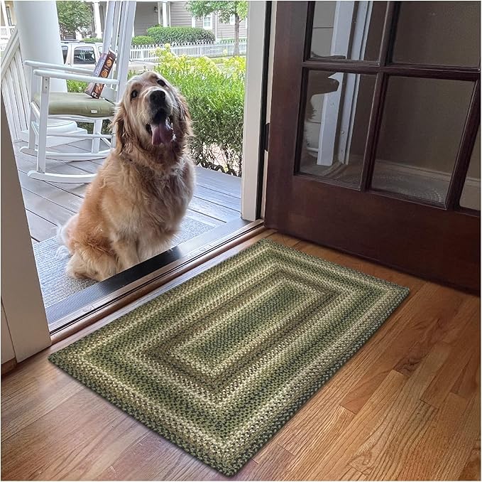 Homespice Pinecone Small Braided Rugs 27x45 - Image 9