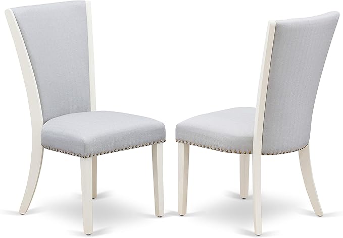 East West Furniture X077VE005-5 5 Piece Dining Room Table Set Includes a - Image 4