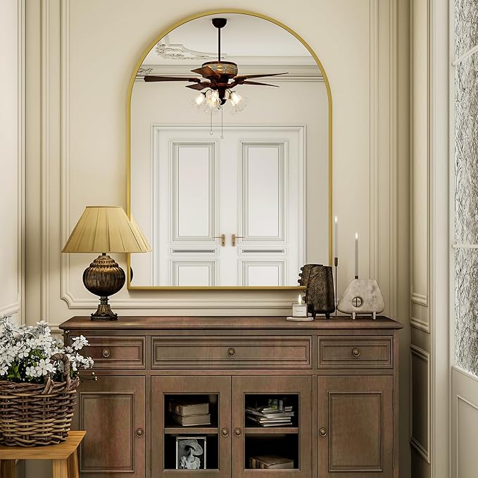 Arch Bathroom Mirror, 36x48 Inch - Image 5