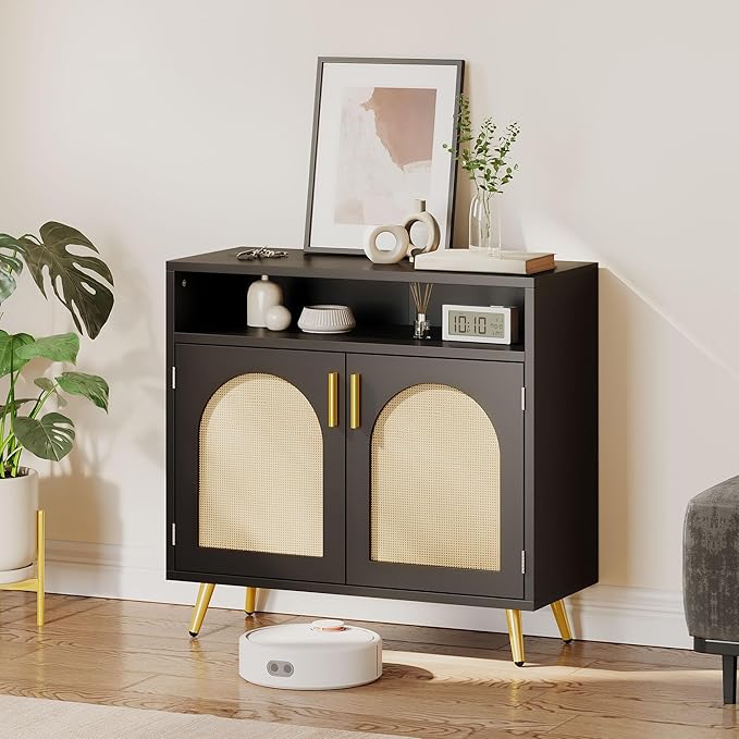 DWVO Buffet Sideboard Cabinet, Accent Storage Cabinet - Image 3