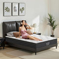 Full Size Mattress, 12 Inch 5-Zone Pocket Spring Hybrid Mattress by Kislot