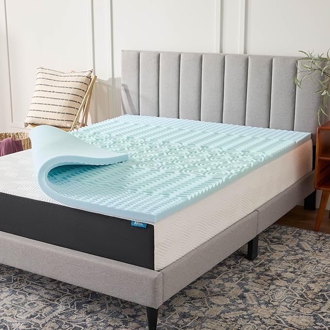 LUCID Mattress Topper, Twin XL, 2 Inch, Memory Foam Mattress Topper by Lucid