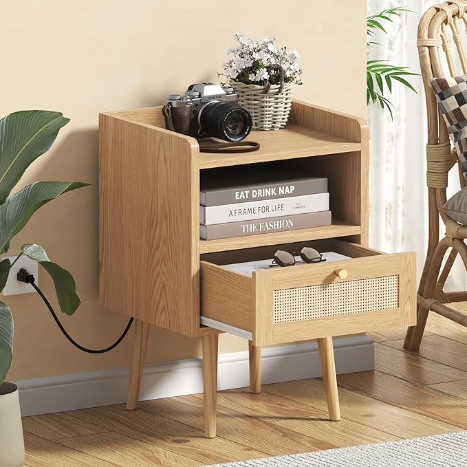 Night stand Set of 2, Bedside Tables - Image 6
