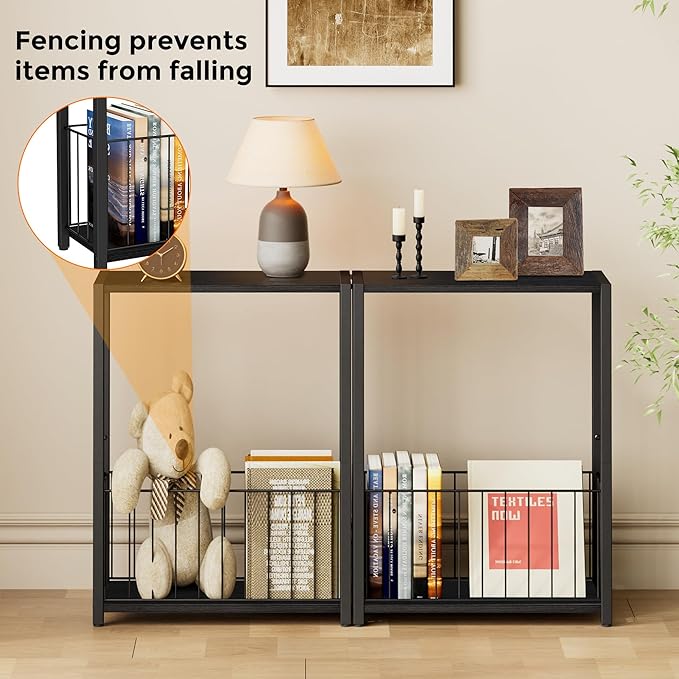 Narrow Side Tables Set of 2 - Image 4
