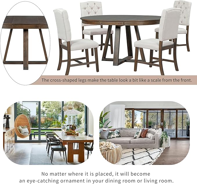 Ball & Cast 5 Piece Dining Table Set - Image 6
