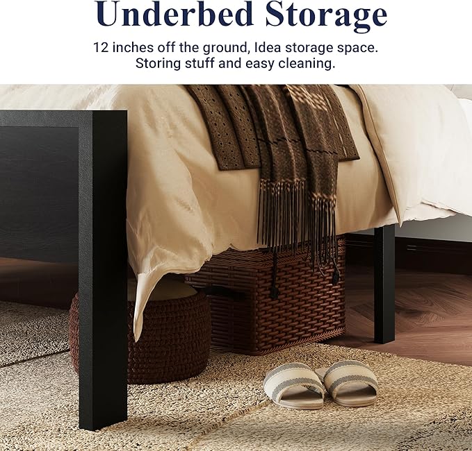 Allewie Queen Size Platform Bed Frame - Image 5