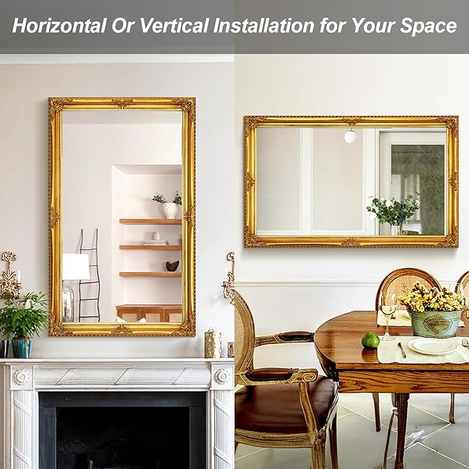 Vintage Wall Mirror, Bedroom - Image 7