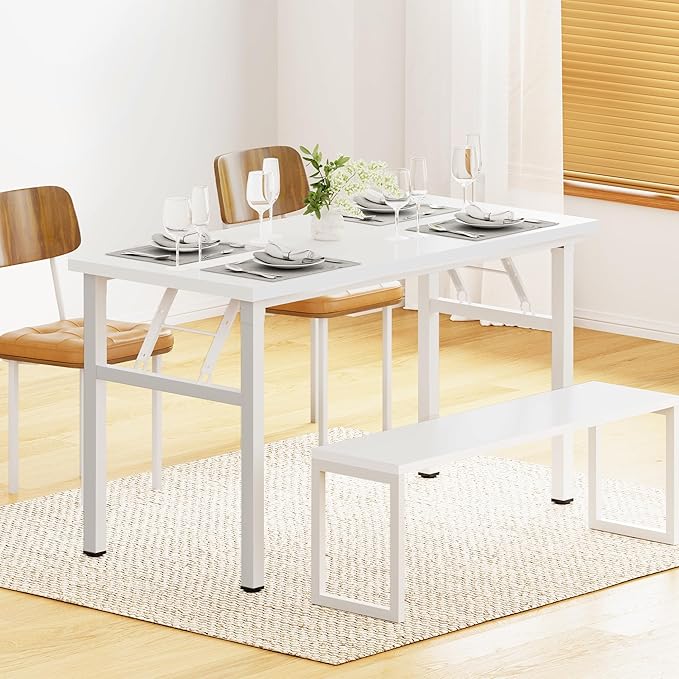 DlandHome Computer Desk Folding Table 39.4 inches Writing Desk - Image 7