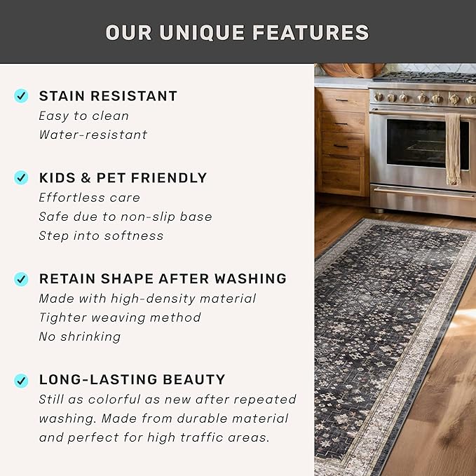 Boho Dining Room Rugs for Under Table - Image 7