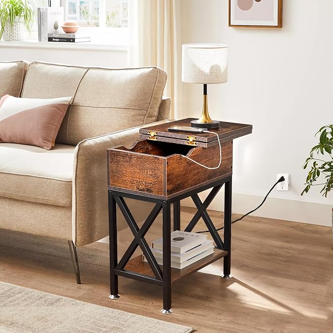 TooCust End Tables Living Room Set of 2, Side Table - Image 2