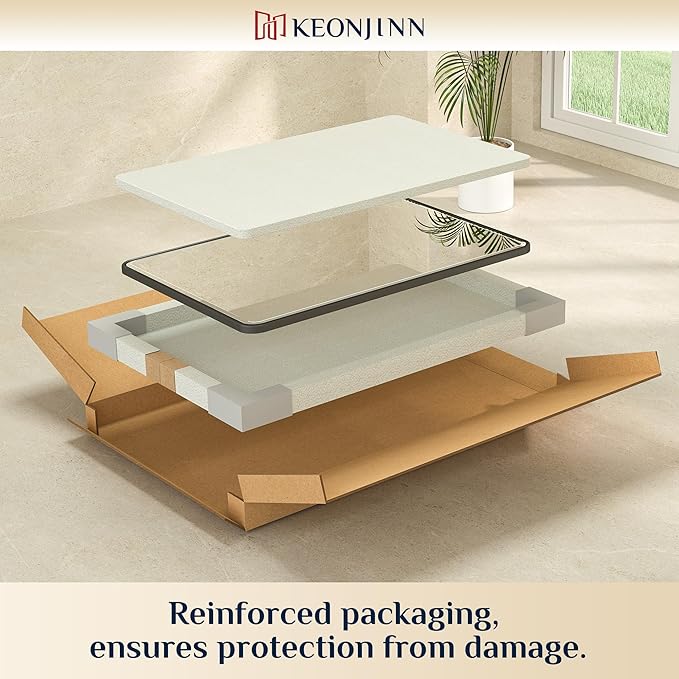 Keonjinn Large Pivot Mirror Bathroom, 40 x 30 Inch Beveled Tilt Mirror Bathroom - Image 9