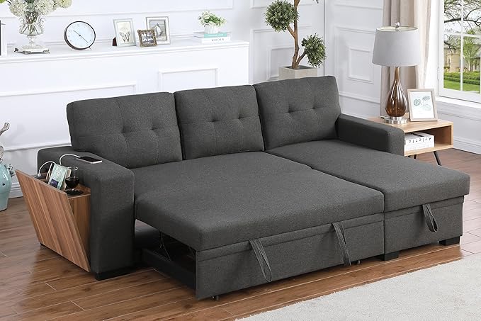 Devion Furniture Maison 4-in-1 Convertible L Shaped Couch by DevionFurniture