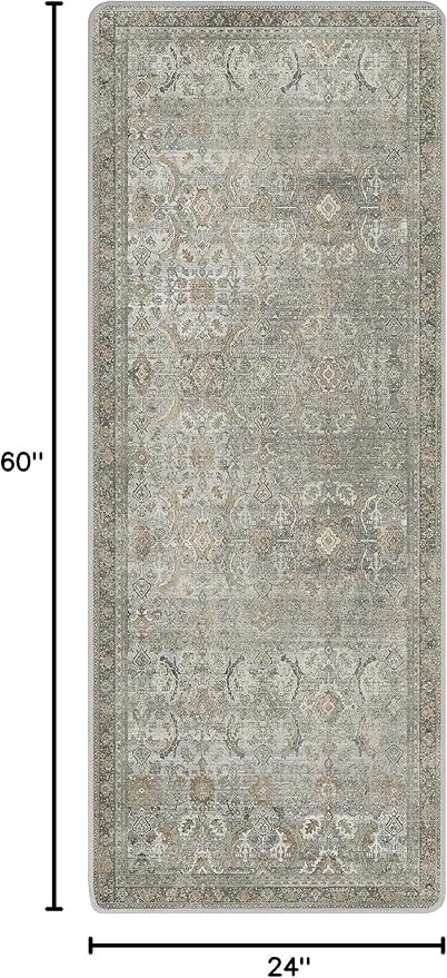 2X5 Area Rugs Machine Washable Rugs - Image 2