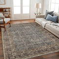 Area Rug 5'x7' Washable Rug Traditional Floor Cover Thin Retro Kitchen Indoor by CHAMPLANT