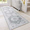 GENIMO Runner Rug 2x6, Machine Washable Non Slip Vintage Hallway Runner Rug by GENIMO