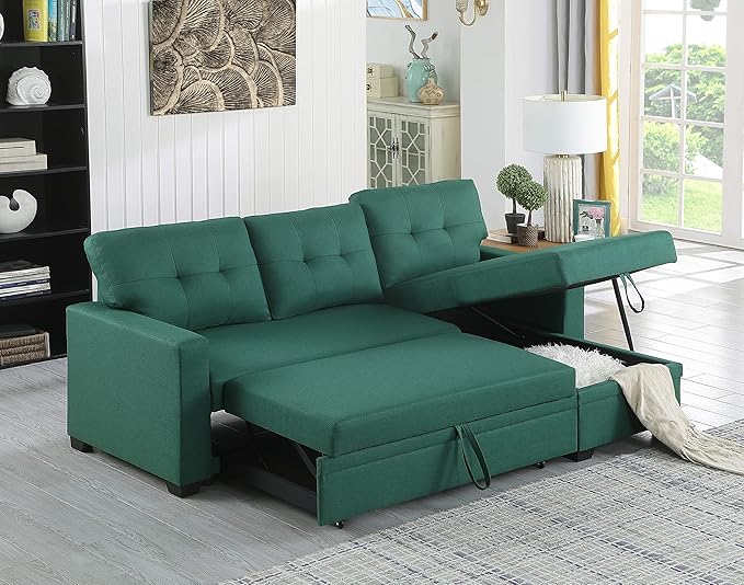 Devion Furniture Meridian 4-in-1 Convertible L Shaped Couch - Image 7