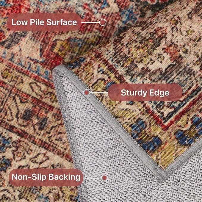 9X12 Area Rugs Machine Washable Rugs - Image 5