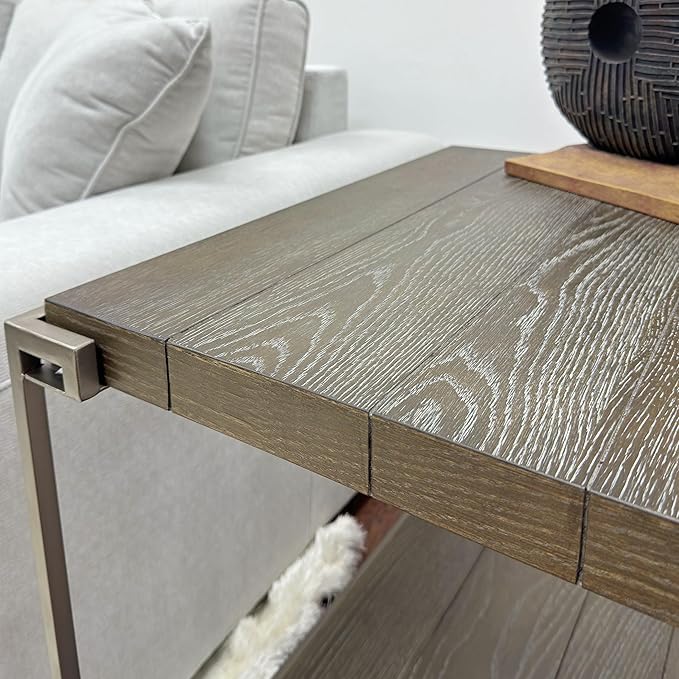 Roundhill Furniture Corbeta Living Room, Coffee Tables, Aged Graphite - Image 4