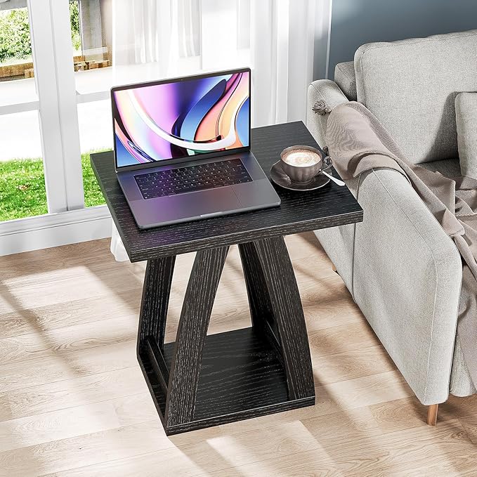 End Tables Living Room Set of 2. Side Tables Living Room. Side Table Beside - Image 4