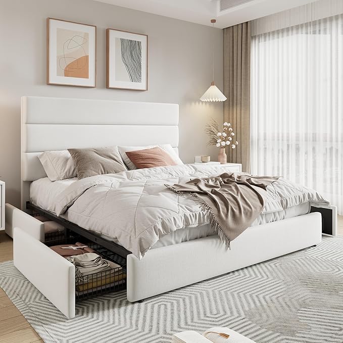 Allewie Modern Full Size Platform Bed Frame - Image 9