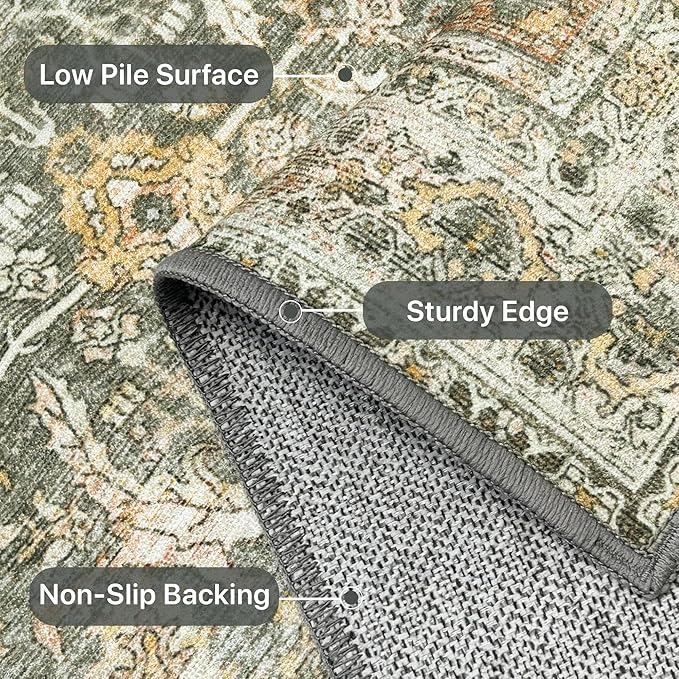 6X9 Area Rugs Machine Washable Rugs - Image 6