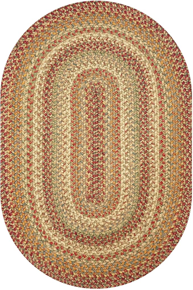 Homespice 27x45” Brown Oval Braided Rug. Harvest Brown Jute Oval Rug. Uses- - Image 9