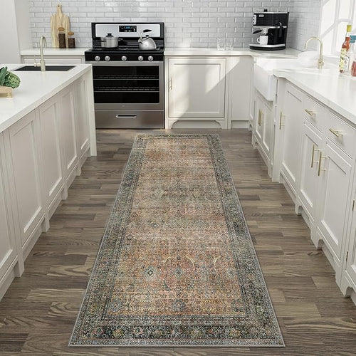 2X5 Area Rugs Machine Washable Rugs by BESBLEE