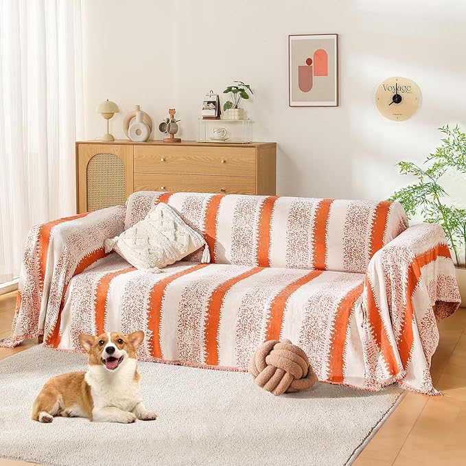 Boho Couch Cover, Sofa Cover, Sofa Covers by COHOLYTY