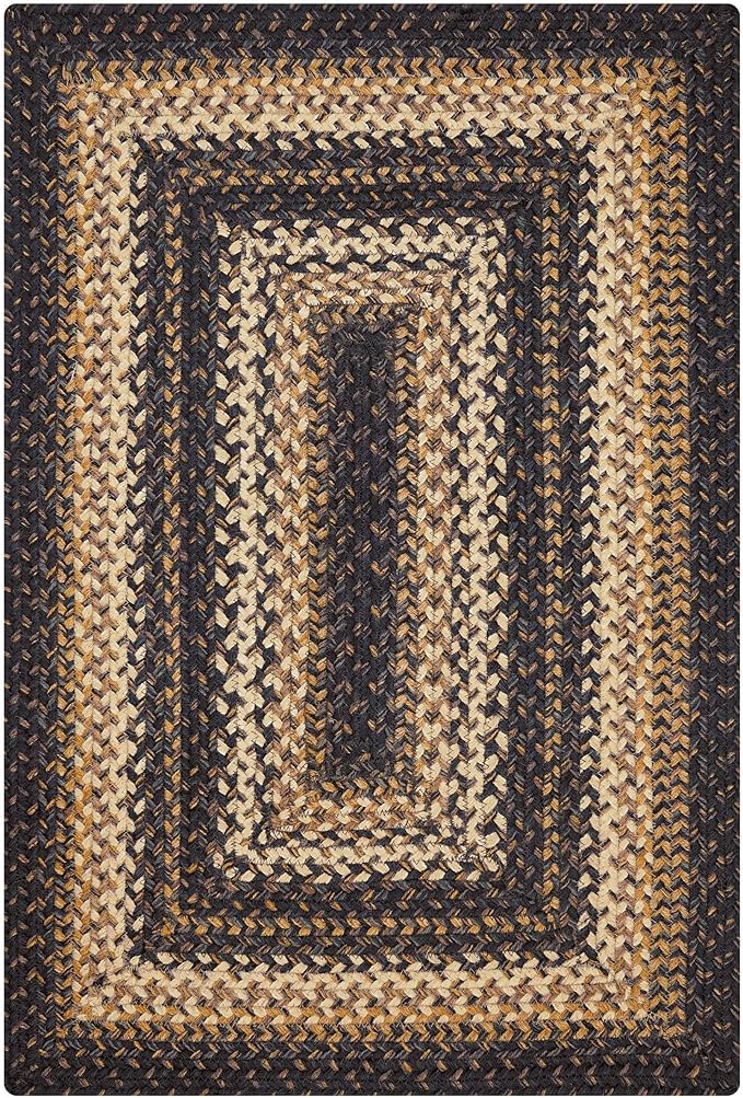 Homespice 27x45” Black Rect. Braided Rug. Kilimanjaro Black Jute Rug. Uses- - Image 8