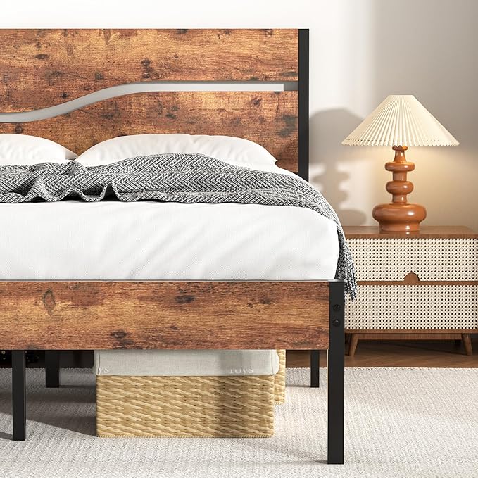 VECELO Queen Size Bed Frame - Image 6