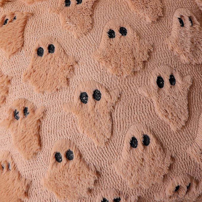 4TH Emotion Halloween Ghost Decorative Lumbar Pillow Covers 12x20 Set of 2 - Image 2