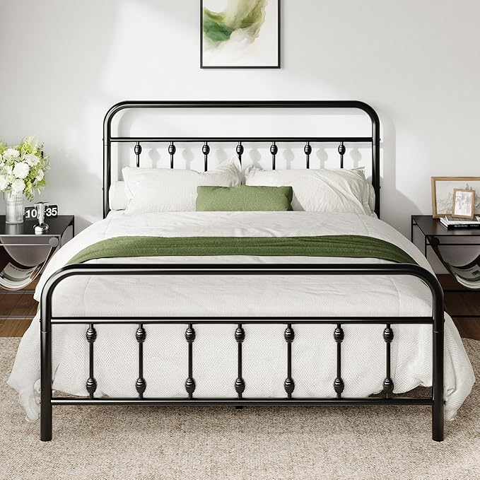 Allewie Queen Size Metal Platform Bed Frame by Allewie