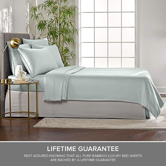 Twin XL Sheets by Pure Bamboo, Genuine 100% Organic Viscose Derived from Bamboo - Image 4