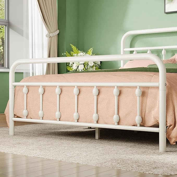 Allewie 14 Inches Full Size Metal Platform Bed Frame - Image 5