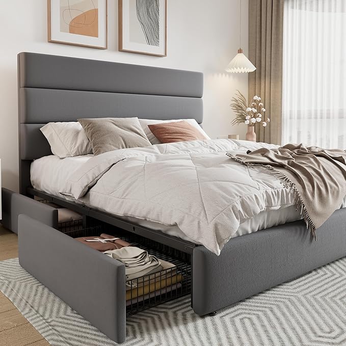 Allewie Modern Full Size Platform Bed Frame by Allewie