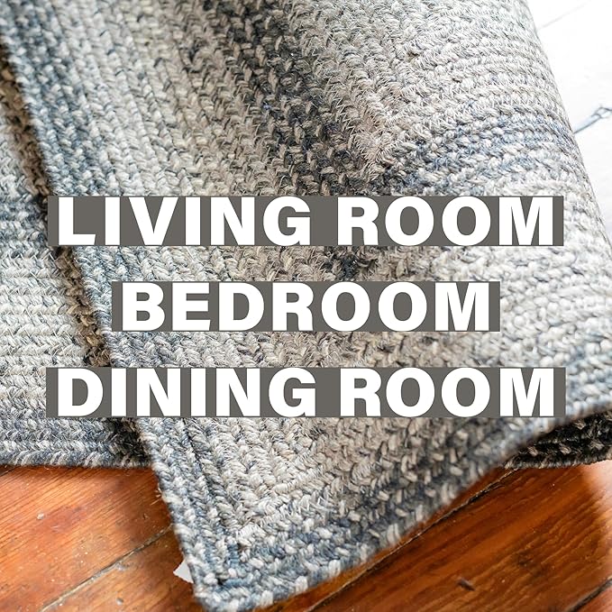 Homespice Flint Hill Oval Braided Rugs 5x8' - Image 7