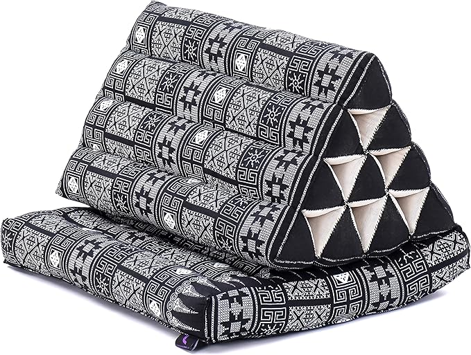 Leewadee 1-Fold Mat with Triangle Cushion – Comfortable TV Pillow, Foldable - Image 2