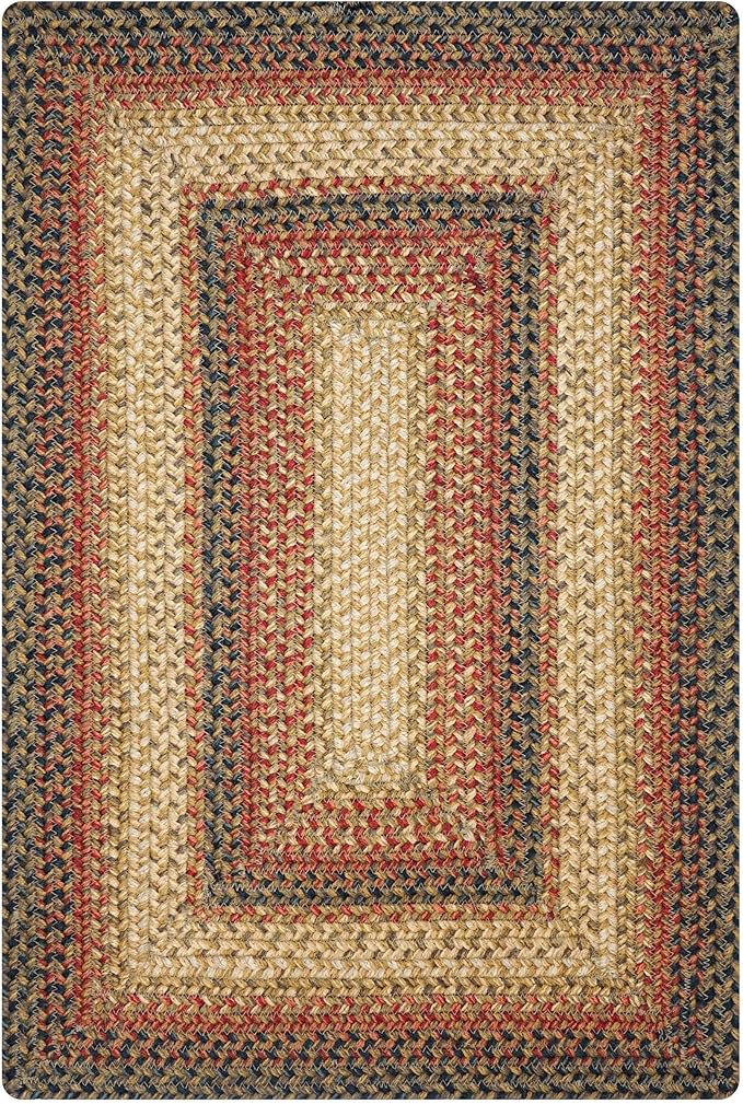 Homespice Russet Multicolor Jute Braided Rope Rug, 5x8' Rectangle - Image 9