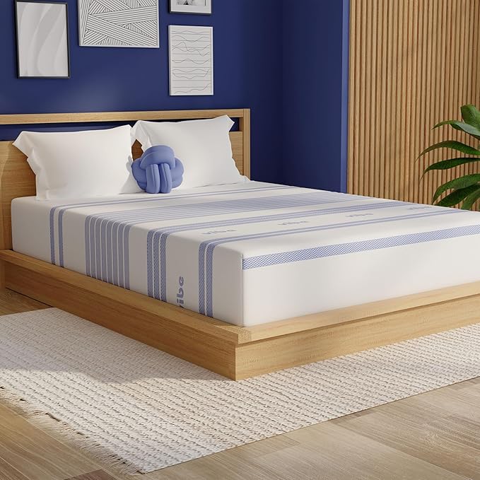 Vibe Gel Memory Foam Mattress, Fiberglass Free 8-Inch CertiPUR-US Certified - Image 4